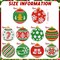 20PCS Christmas Diamond Painting Ornaments Kit – Red & Green 5D Diamond Art Ball Keychains, DIY Xmas Tree Hanging Decorations for Adults, Holiday Craft Party Decor